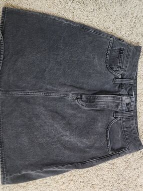 Madewell Black Denim Skirt Size 25
